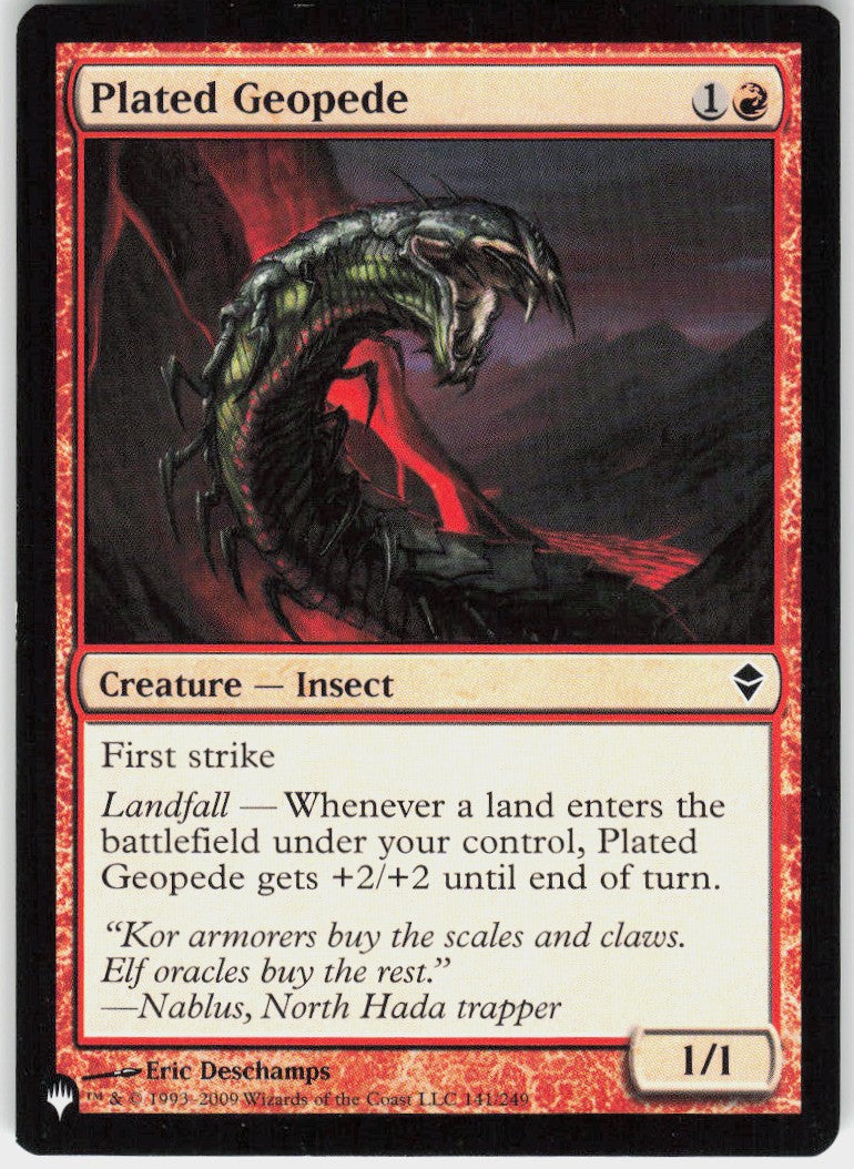 Plated Geopede #141 NM