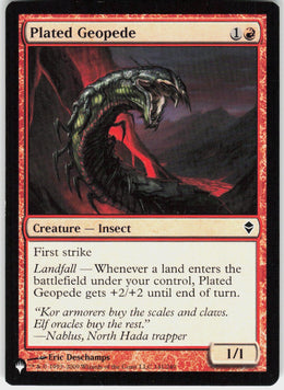 Plated Geopede #141 NM