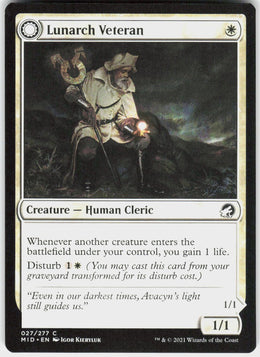 Lunarch Veteran // Luminous Phantom #27 NM