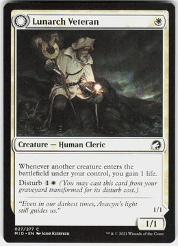 Lunarch Veteran // Luminous Phantom #27 NM