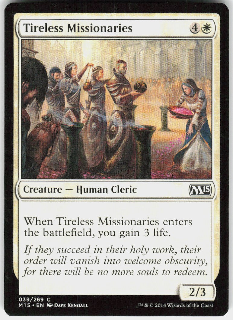 Tireless Missionaries #39 NM