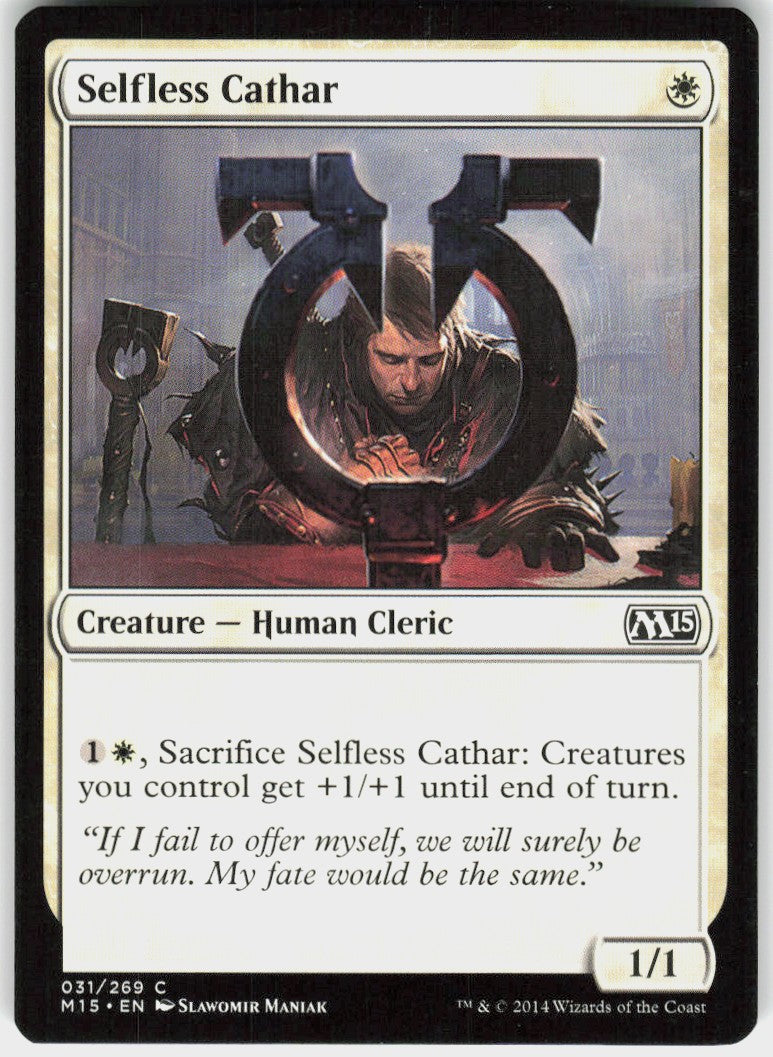 Selfless Cathar #31 NM