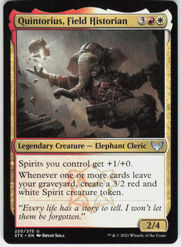 Quintorius, Field Historian #220 NM