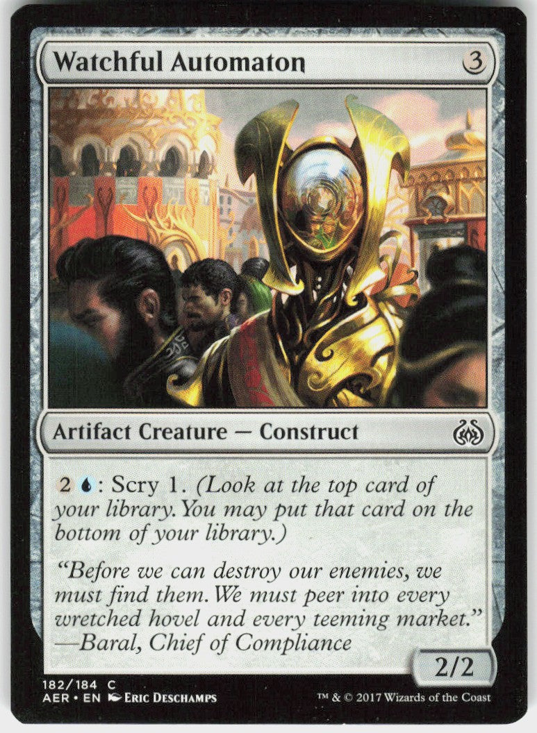 Watchful Automaton #182/184 Non-Foil
