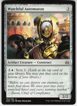 Watchful Automaton #182/184 Non-Foil