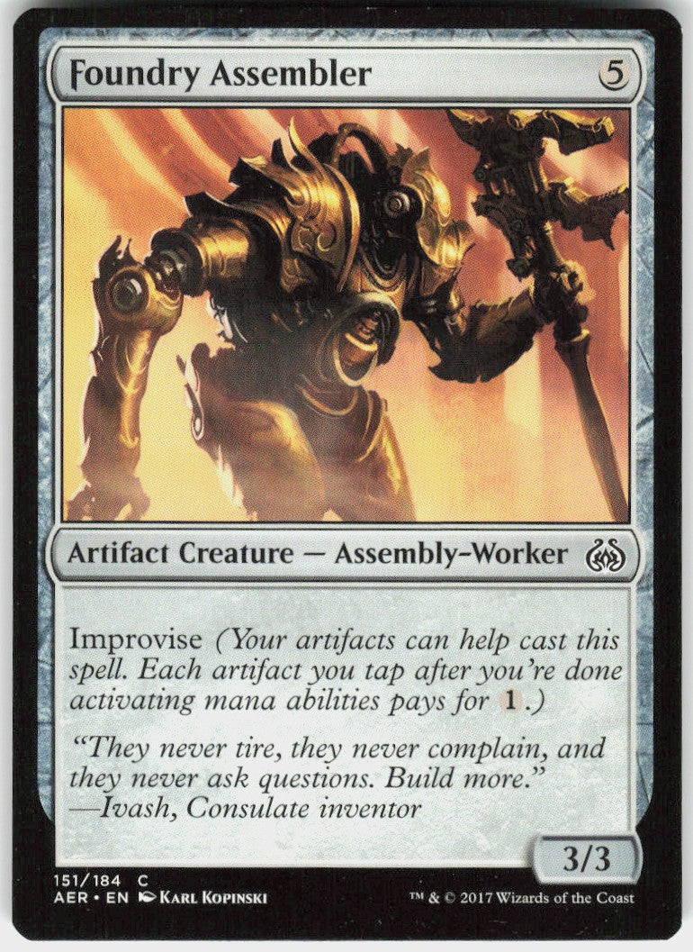 Foundry Assembler #151 NM
