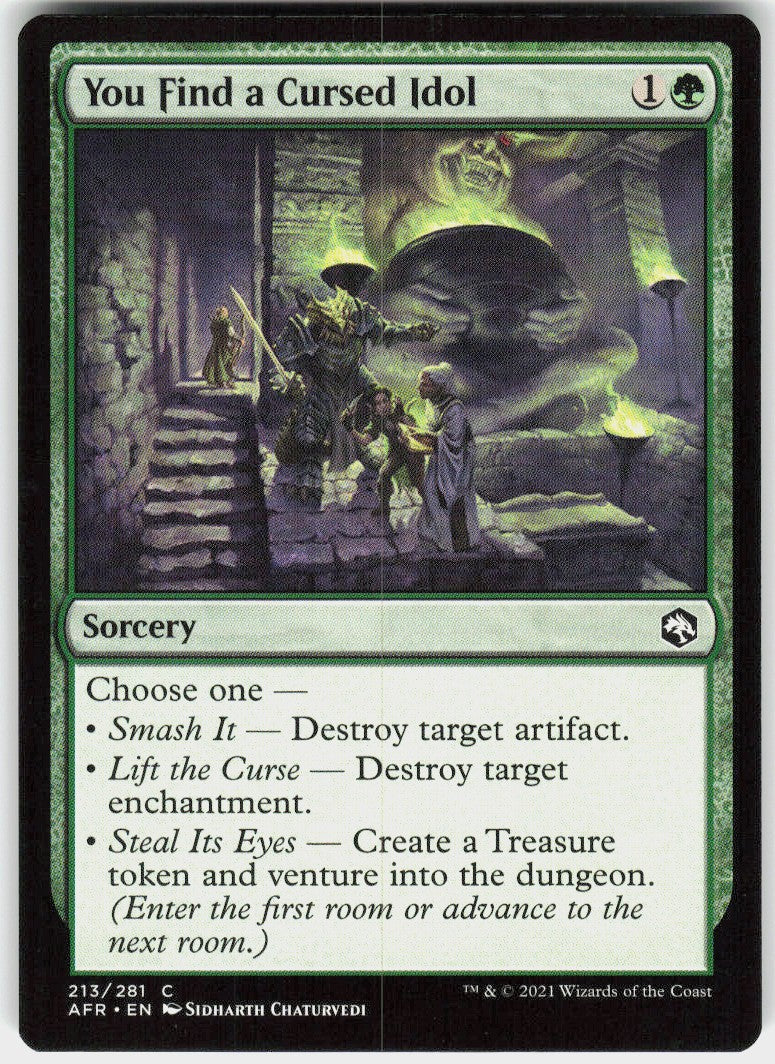 You Find a Cursed Idol #213 NM