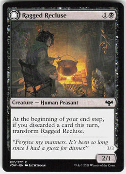 Ragged Recluse // Odious Witch #127 NM