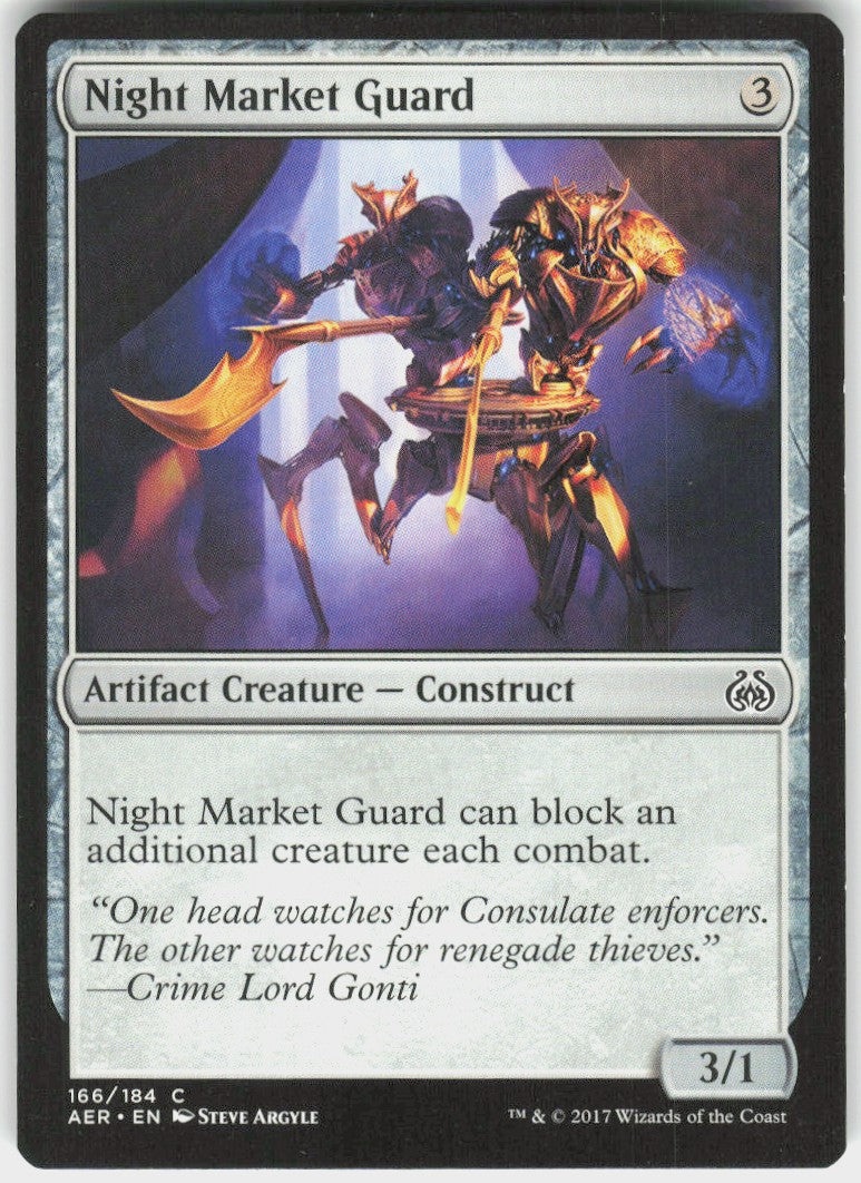 Night Market Guard #166 NM