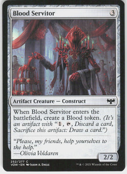 Blood Servitor #252 NM