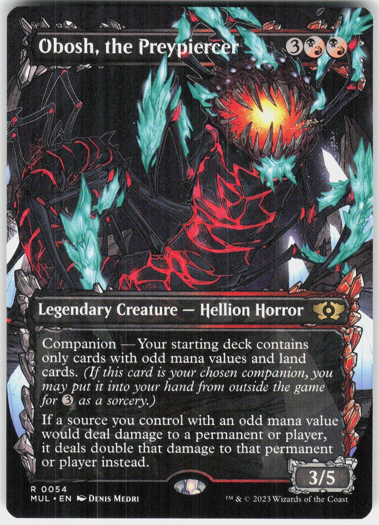 Obosh, the Preypiercer #54 NM