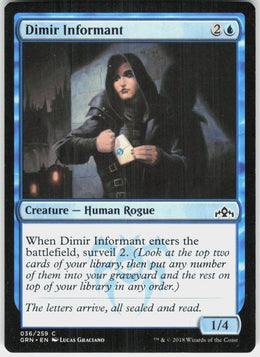 Dimir Informant #36 NM