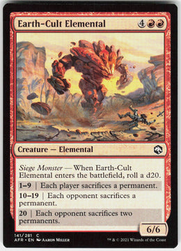 Earth-Cult Elemental #141 NM