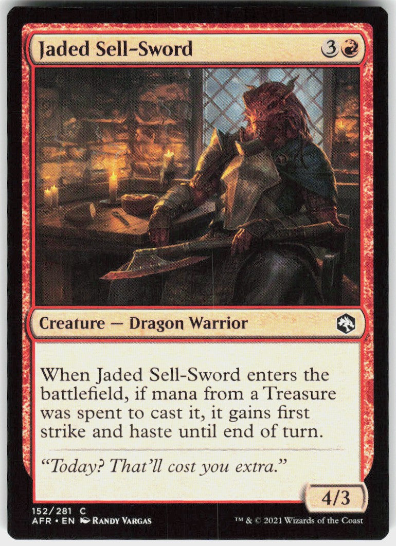 Jaded Sell-Sword #152 NM