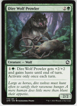 Dire Wolf Prowler #179 NM