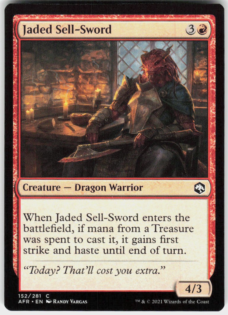 Jaded Sell-Sword #152 NM