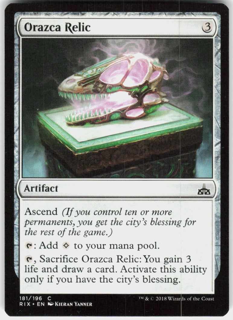 Orazca Relic #181 NM