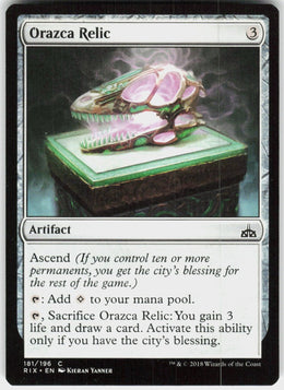 Orazca Relic #181 NM