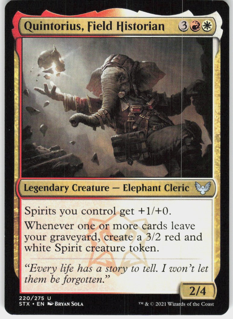 Quintorius, Field Historian #220 NM