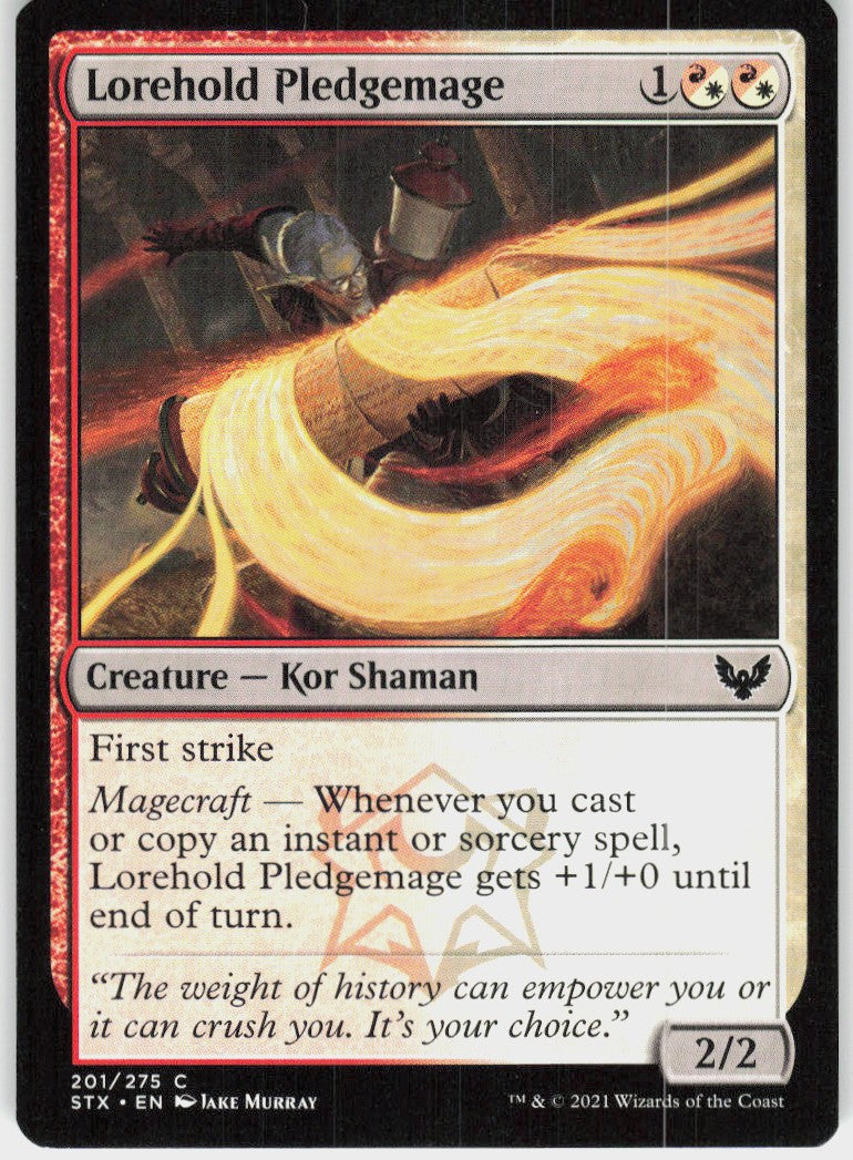 Lorehold Pledgemage #201 NM