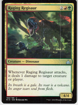 Raging Regisaur #168 NM