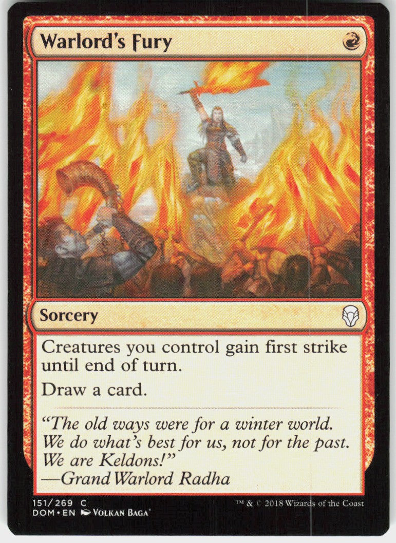 Warlord's Fury #151/269 Non-Foil
