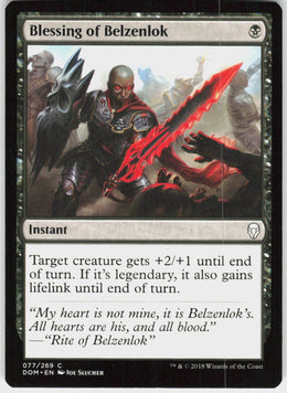 Blessing of Belzenlok #77 NM