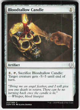 Bloodtallow Candle #212 NM