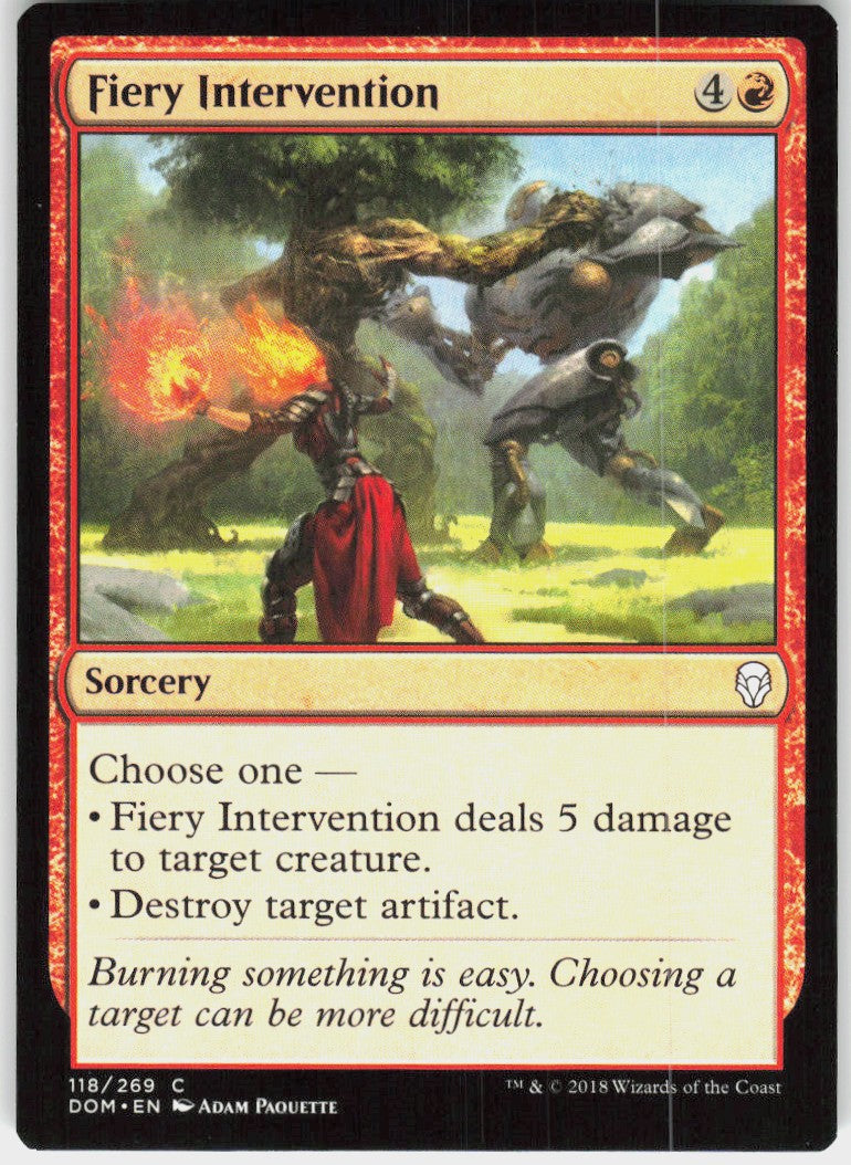 Fiery Intervention #118 NM