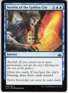 Secrets of the Golden City #52 NM
