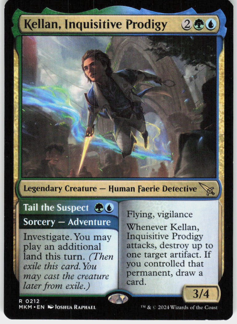 Kellan, Inquisitive Prodigy // Tail the Suspect #212 NM