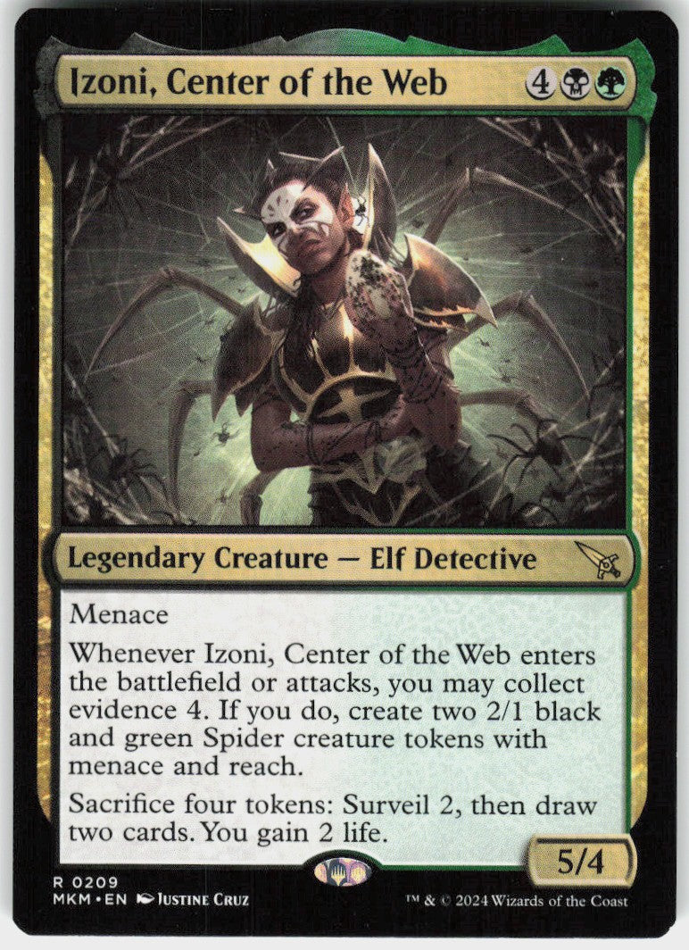 Izoni, Center of the Web #209 NM