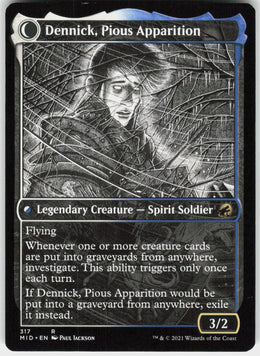 Dennick, Pious Apprentice // Dennick, Pious Apparition #317 NM