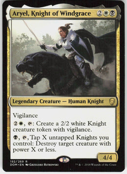 Aryel, Knight of Windgrace #192 NM