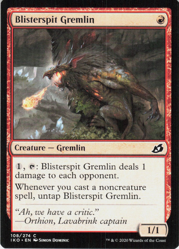 Blisterspit Gremlin #108