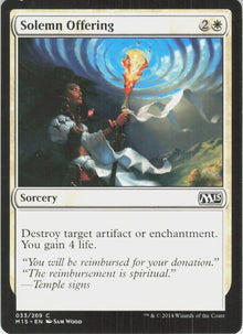 Solemn Offering #33