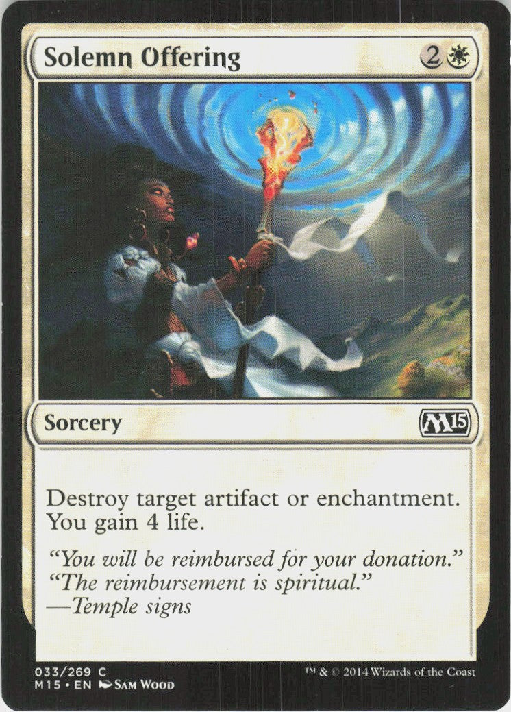 Solemn Offering #33