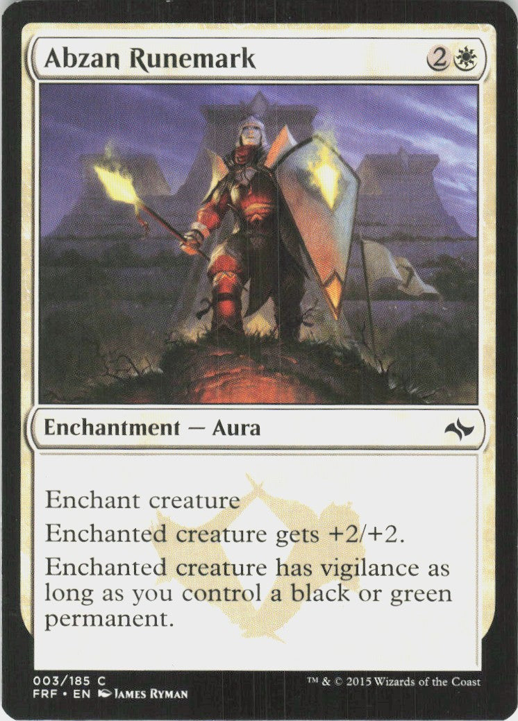 Abzan Runemark #3