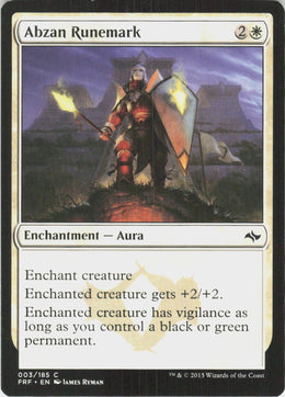 Abzan Runemark #3