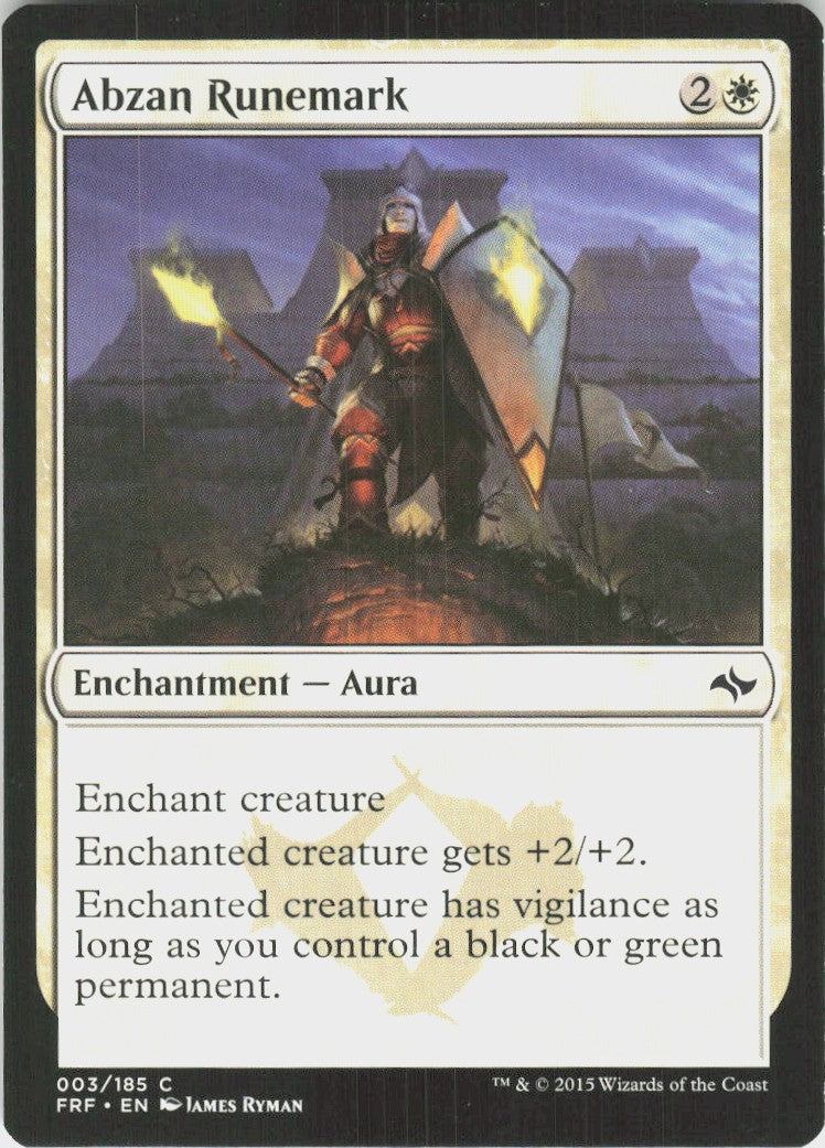 Abzan Runemark #3
