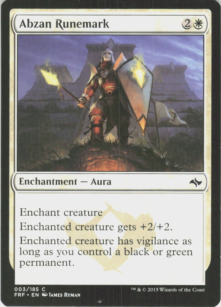 Abzan Runemark #3