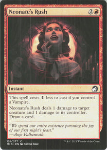 Neonate's Rush #151