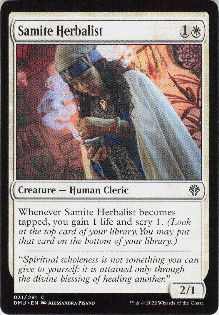 Samite Herbalist #31
