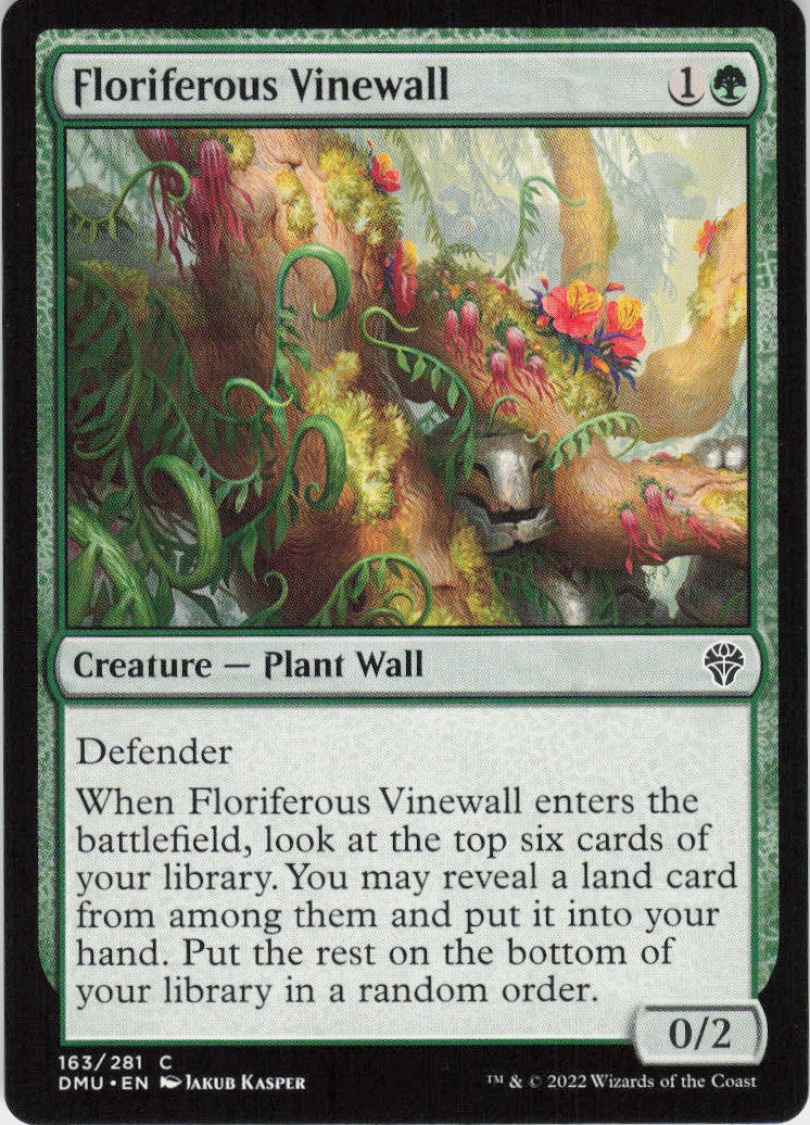 Floriferous Vinewall #163