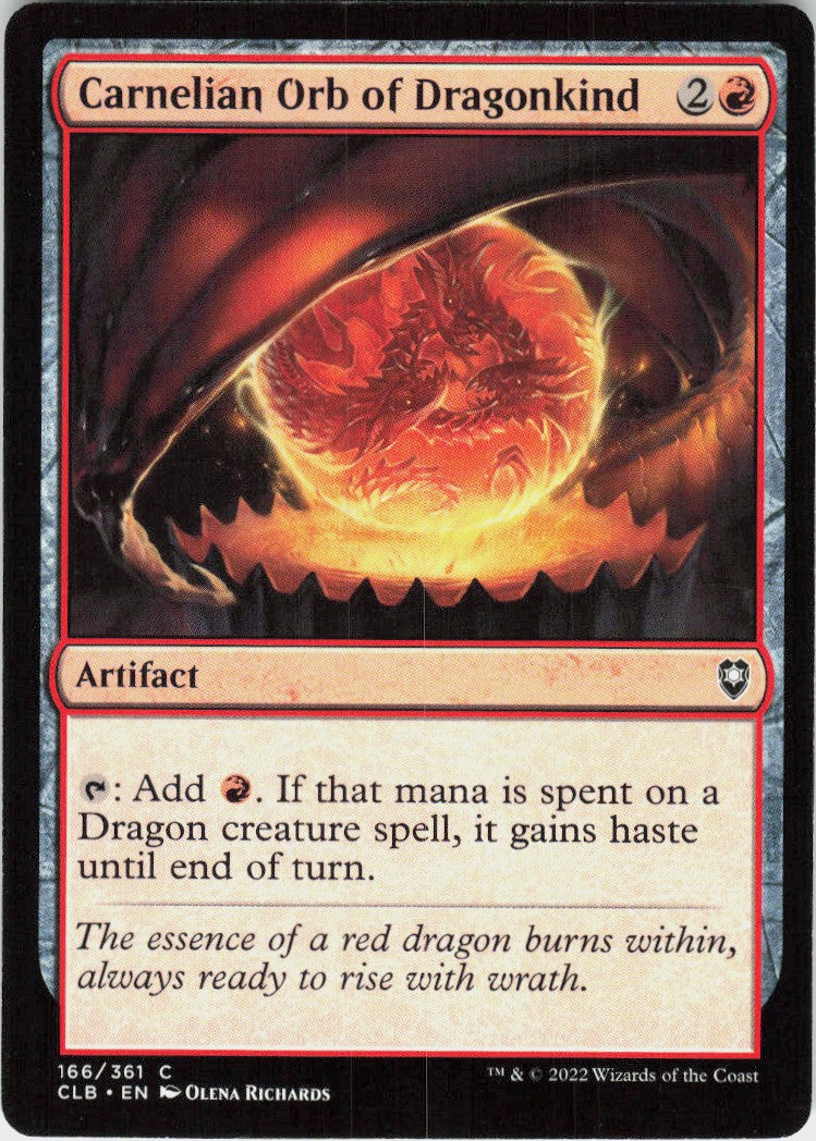 Carnelian Orb of Dragonkind #166