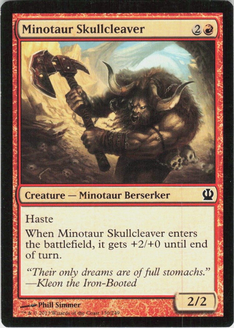 Minotaur Skullcleaver #130