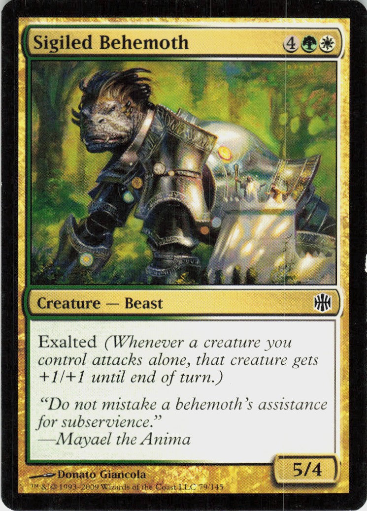 Sigiled Behemoth #79