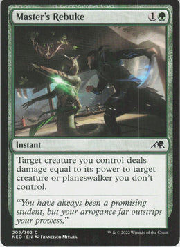 Master's Rebuke #202