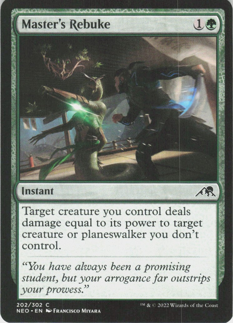 Master's Rebuke #202