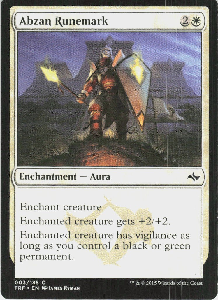 Abzan Runemark #3